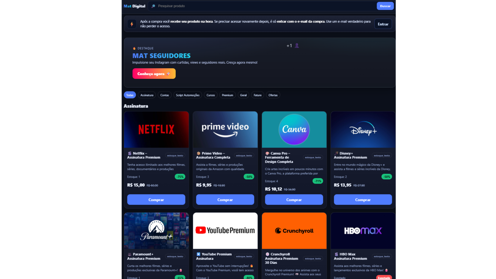 💸 Monte Sua Loja Digital e Lucre no Automático com Apps Premium!